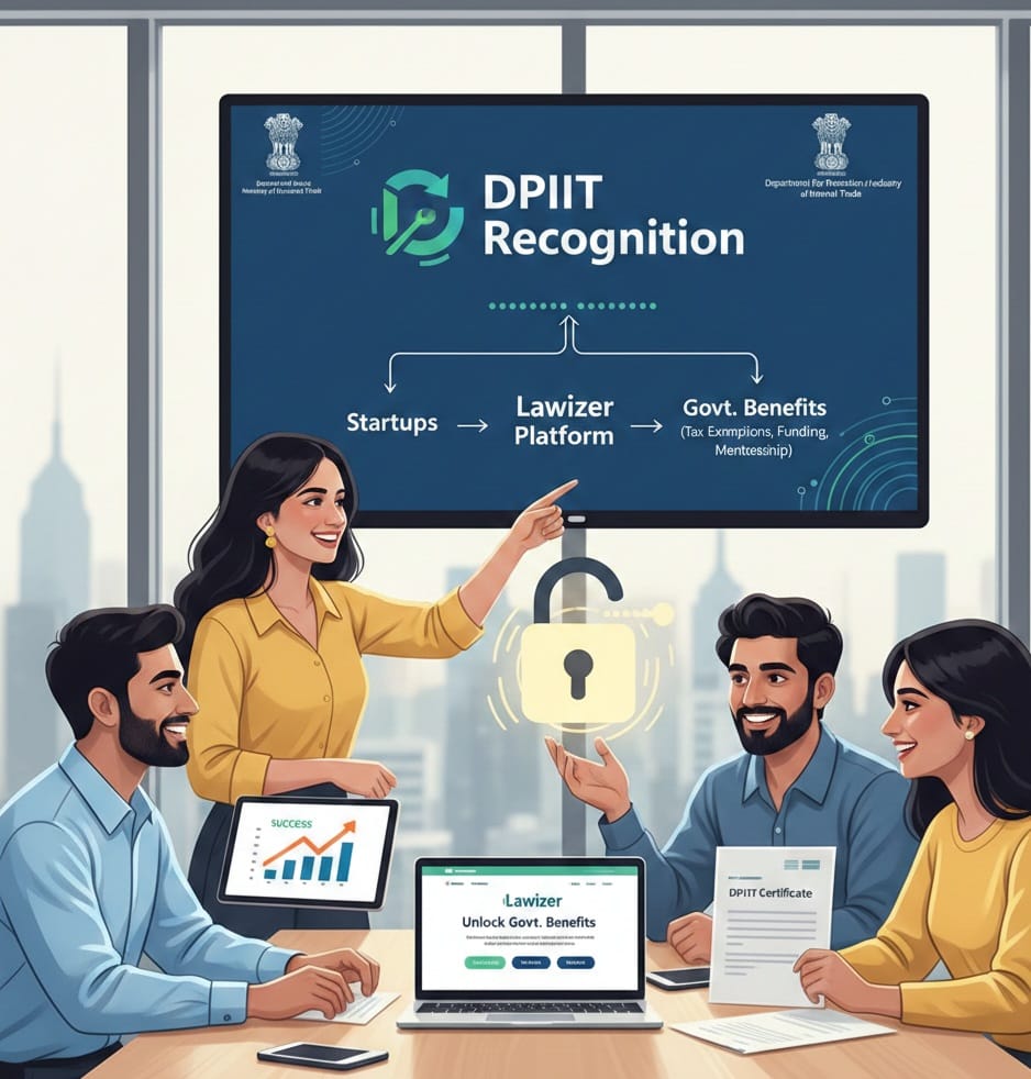 DPIIT Recognition: How Lawizer Helps Startups Unlock Government Benefits