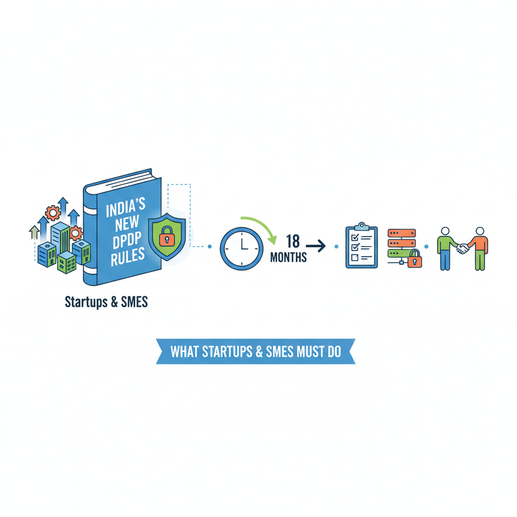 DPDP Act 2023 + Rules 2025: What Startups Must Do by 2027